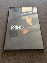 Framed Prince Poster From Batman 23 x 34 inches Warner Bros DC 1989 AZ Local Pickup Only
