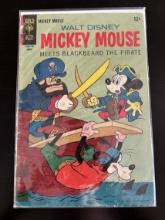 Mickey Mouse Meets Blackbeard The Pirate Gold Key #114 Silver Age 1967