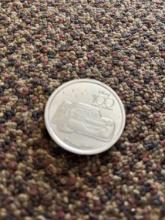Disneyland Resort Commemorative Medallion 2024 100 Years of Wonder Pixar Lightning McQueen Cars. Exc