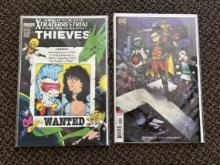 2 Issues. Aristocratic Xtraterrestrial Time-Traveling ThievesComics Interview Comic #1. Teen Titans