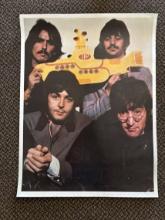 The Beatles Rock n Roll Color Yellow Submarine Poster Reprint 23x17.5 Very Good Condition