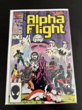Alpha Flight Marvel Comic #33 1986 Key 1st Appearance of Yuriko as Lady Deathstrike.