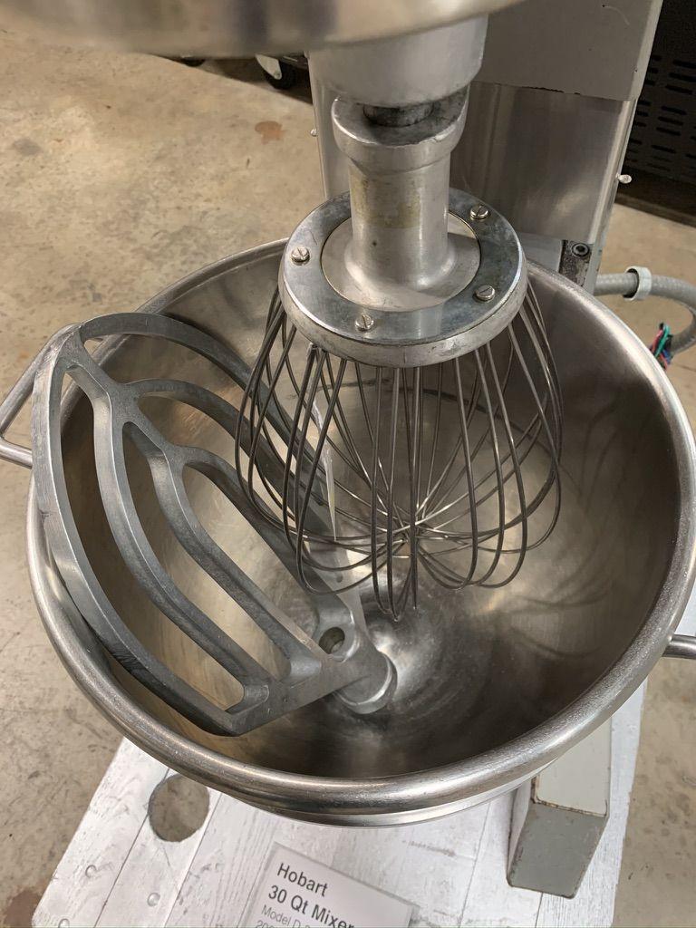Hobart D-300T 30qt. All Purpose Mixer Including Stainless Steel Bowl, Whip & Paddle