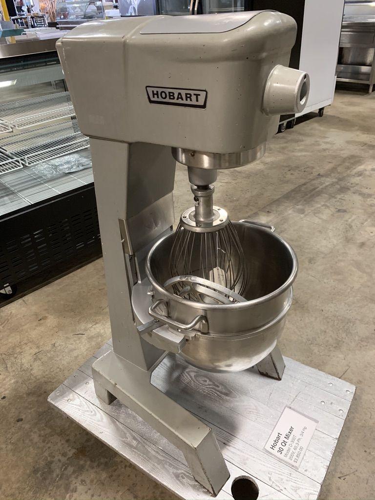 Hobart D-300T 30qt. All Purpose Mixer Including Stainless Steel Bowl, Whip & Paddle