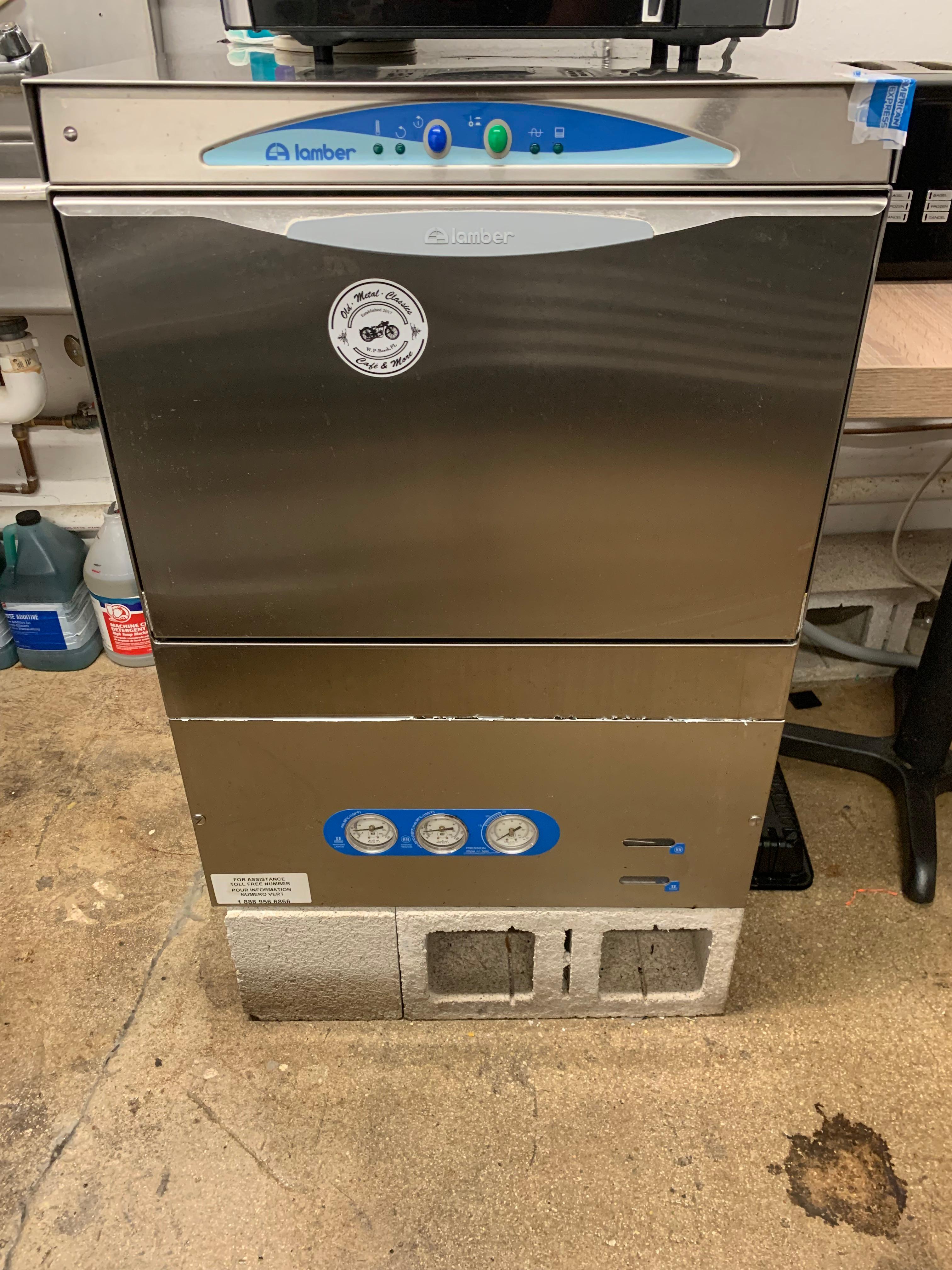 2017 Lamber DSP4DPS-UL Deluxe High-Temperature Undercounter Dishwasher 230V