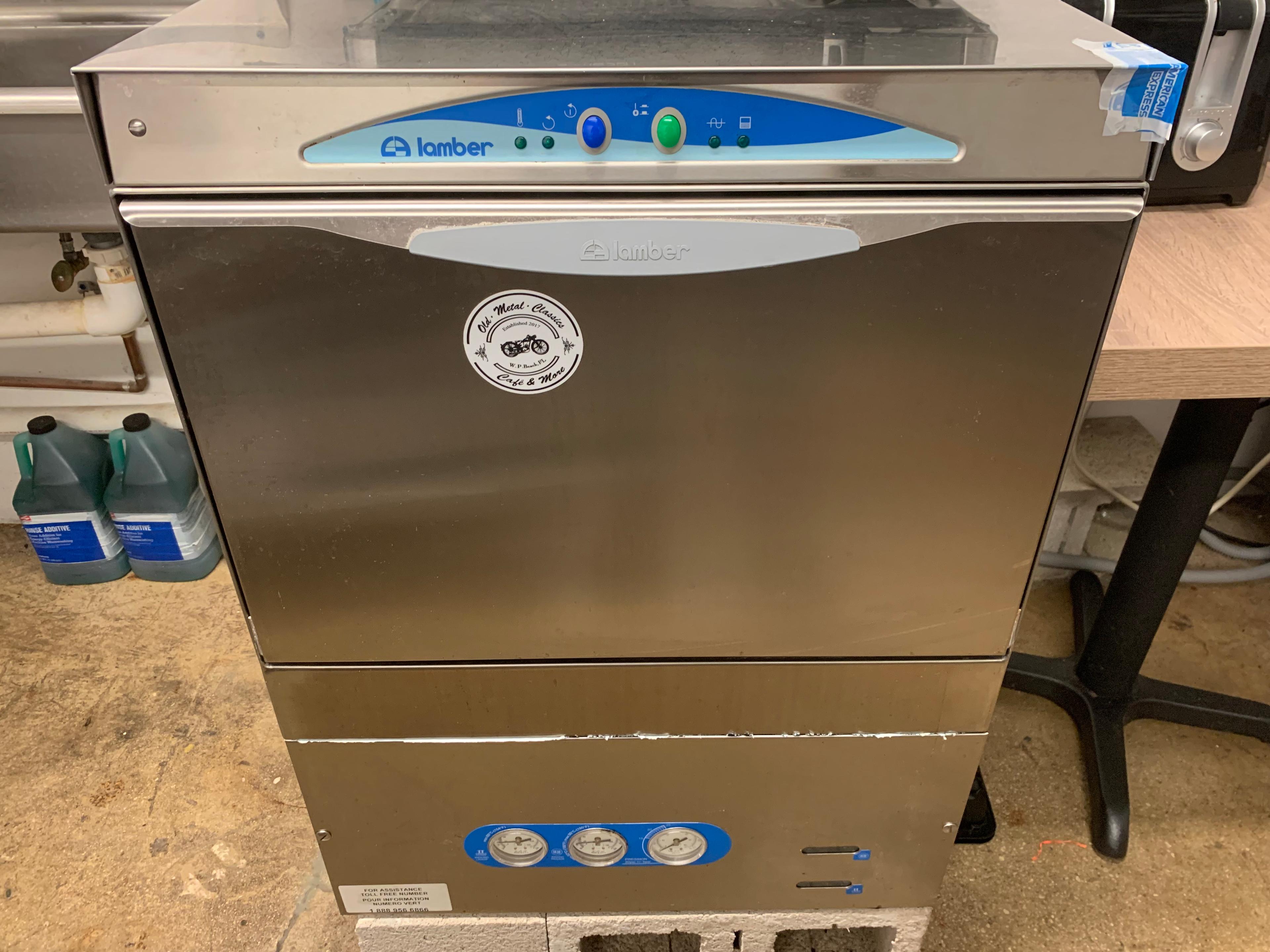 2017 Lamber DSP4DPS-UL Deluxe High-Temperature Undercounter Dishwasher 230V