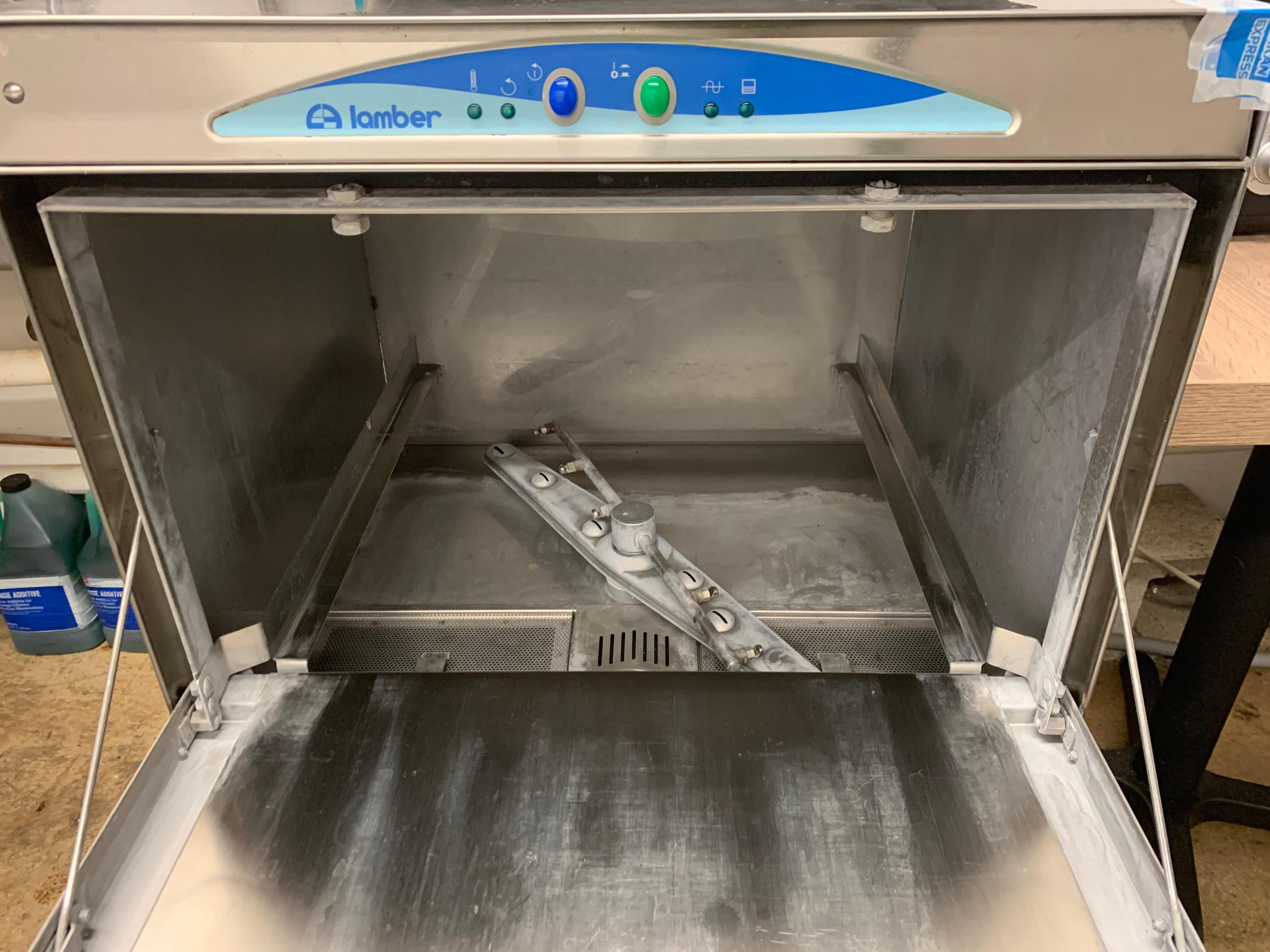2017 Lamber DSP4DPS-UL Deluxe High-Temperature Undercounter Dishwasher 230V