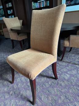 (2) Thayer Coggin 24"W x 21"D x 42"H Decor Fabric Side Chairs