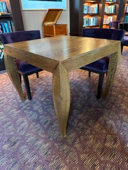 Matt Decell Furniture 34.5"W x 34.5"D x 30"H Heavy Duty Solid Laminated Wood Table