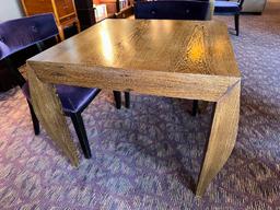 Matt Decell Furniture 34.5"W x 34.5"D x 30"H Heavy Duty Solid Laminated Wood Table