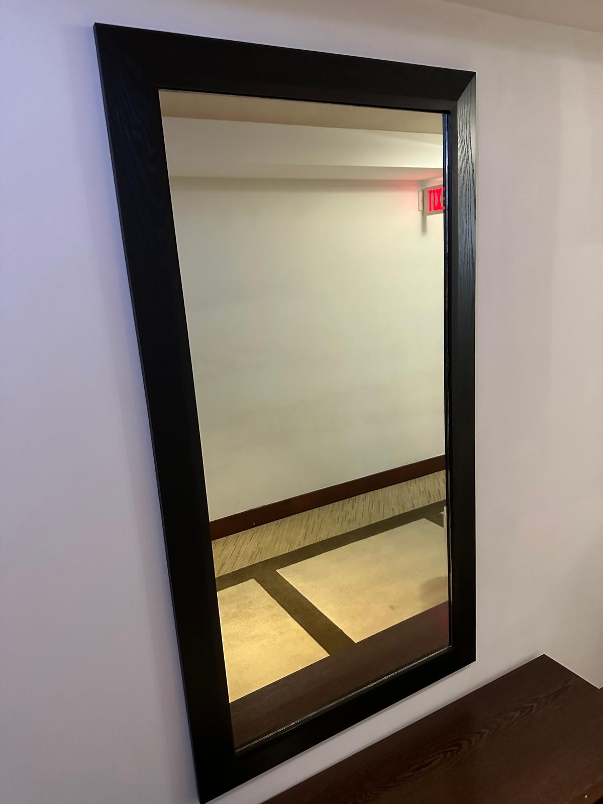 36"W x 65.5"H Darkwood Mirror