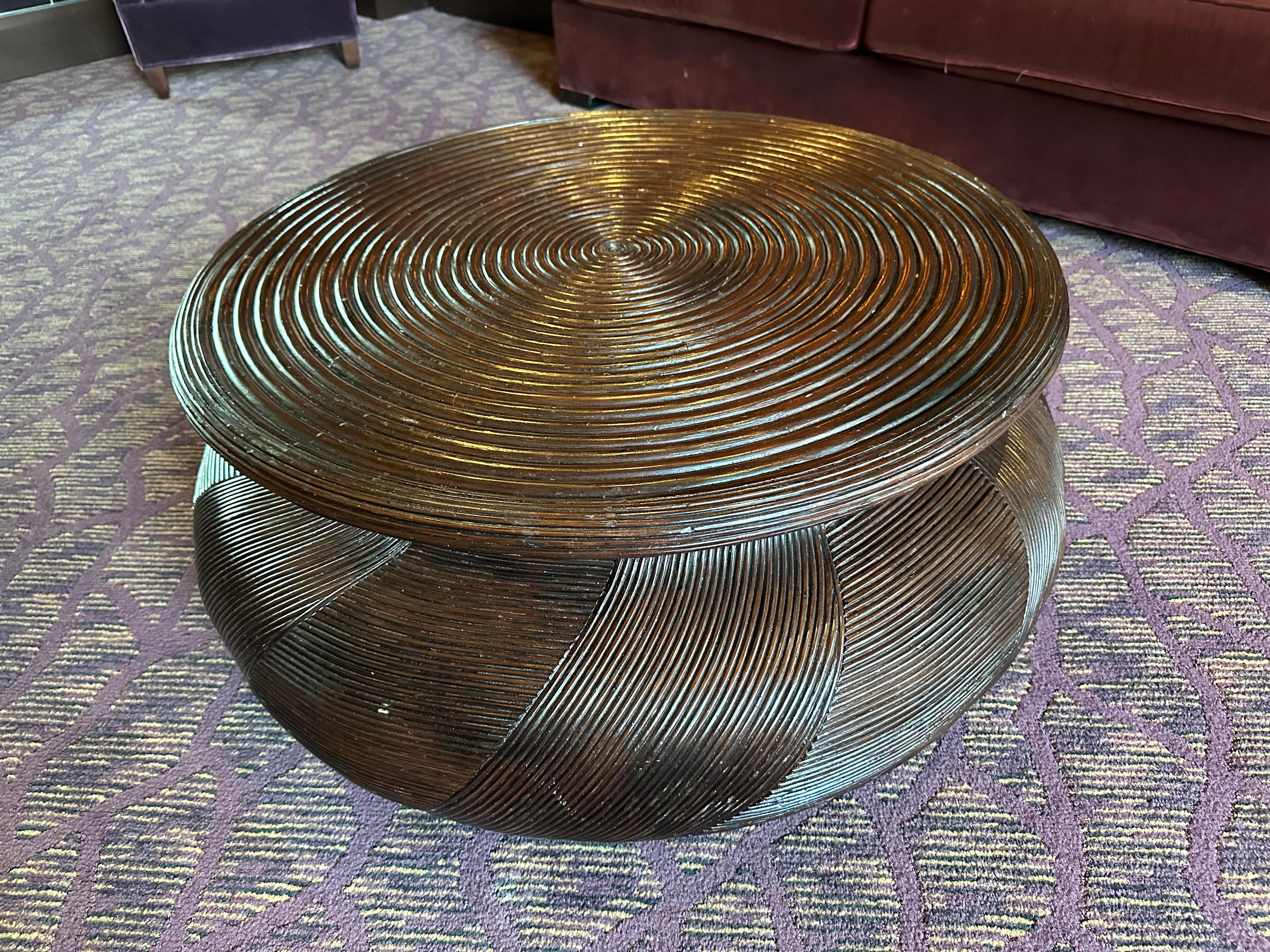 36" Round x 17"H Decor Wood Table