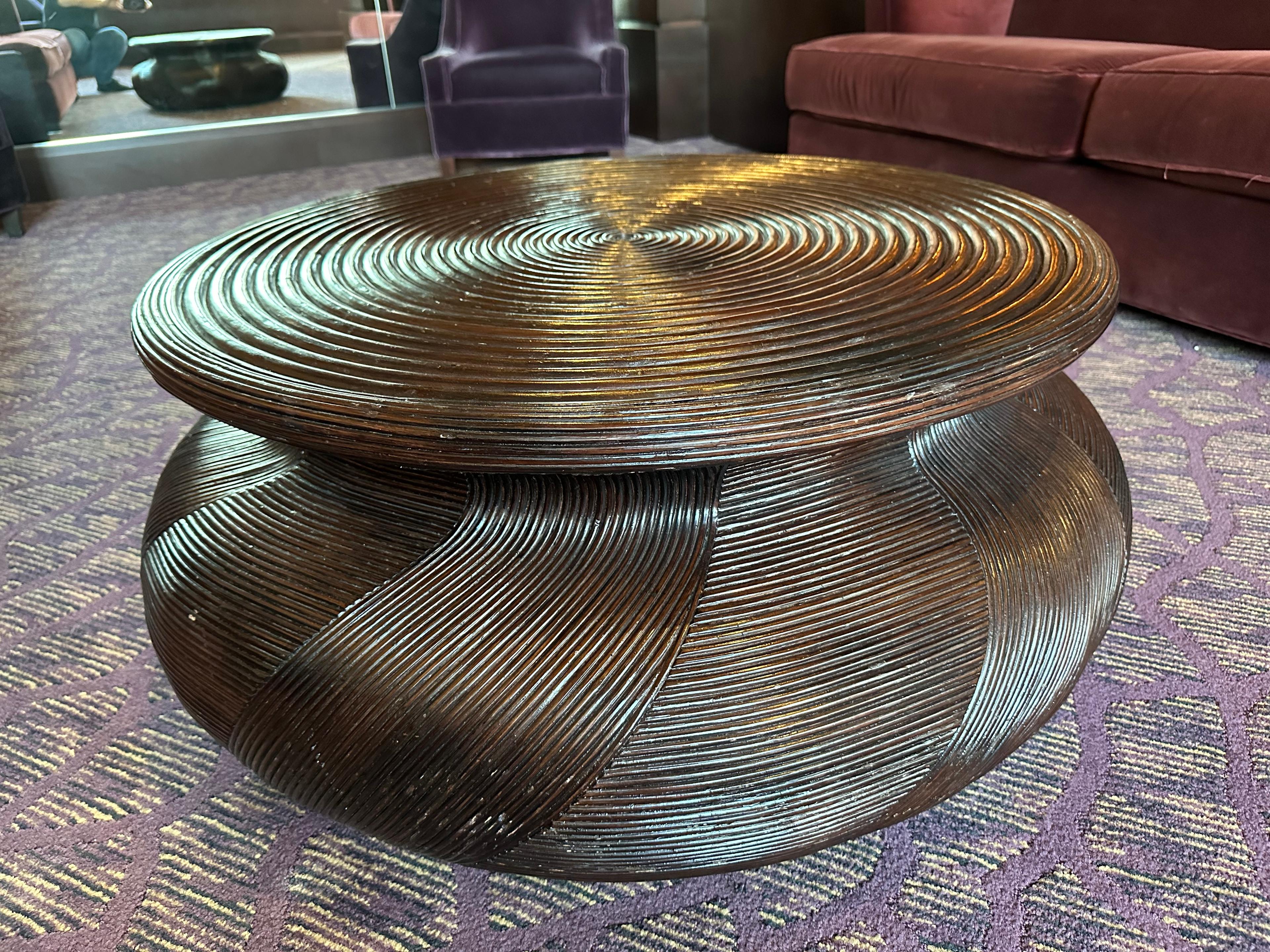 36" Round x 17"H Decor Wood Table