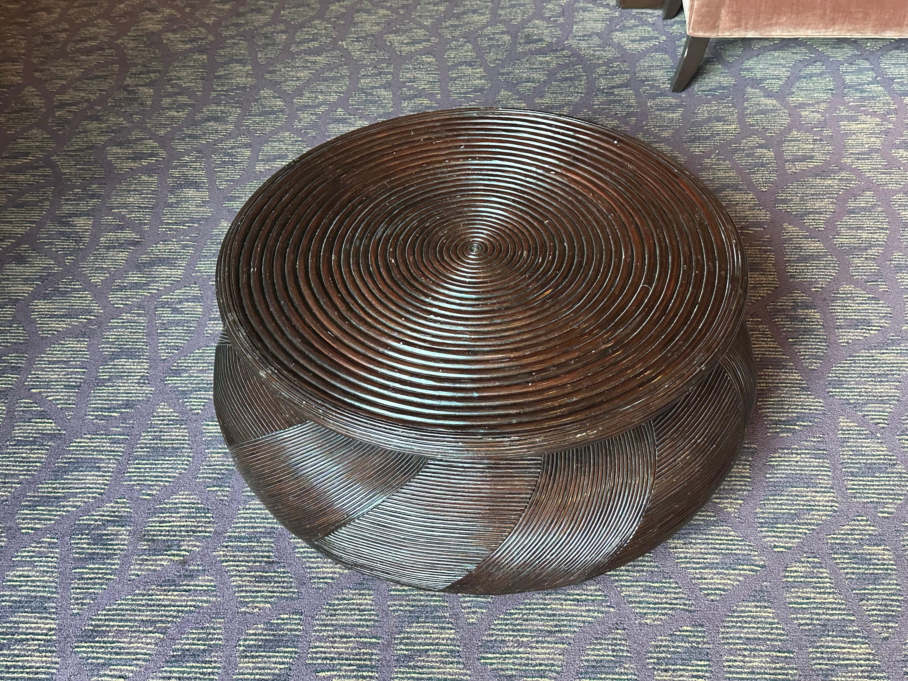 36" Round x 17"H Decor Wood Table