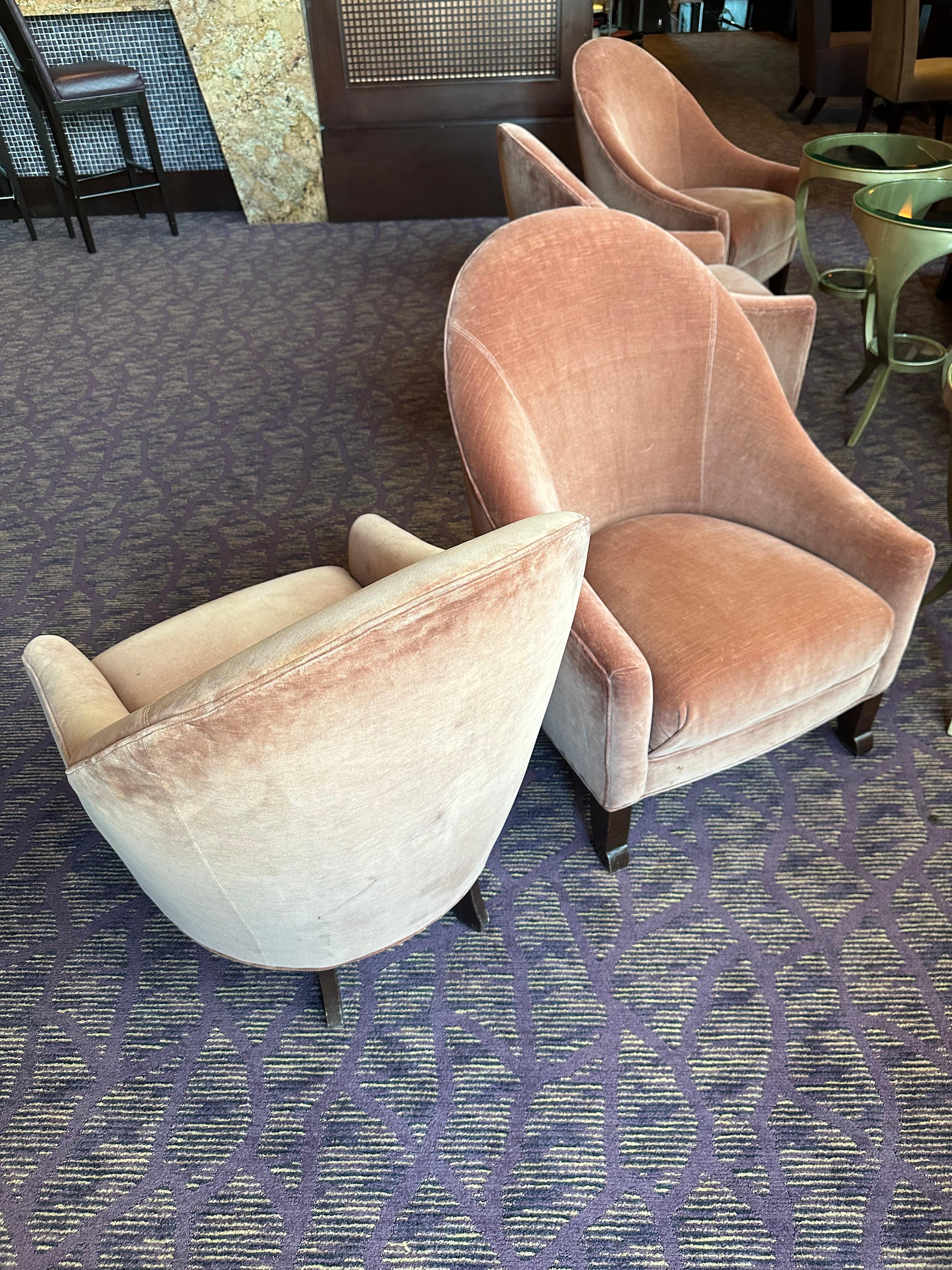 27"W x 27"D x 37.5"H Decor Fabric Cocktail Chair