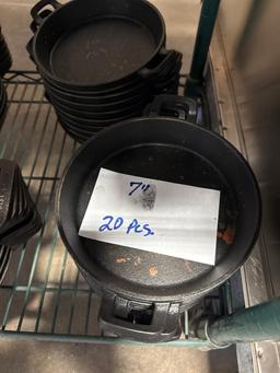 7" Round Cast Iron Skillets