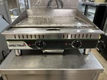 Winco Spectrum EGD-24M 24" Countertop Commercial Electric Griddle 208/240V