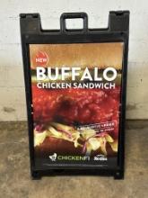 Signicade Deluxe Black Plastic A-Frame Sign
