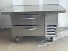 Beverage Air WTRCS36-1-48 48”W 2 Drawer Chef Base Refrigerator on Casters 48”W x 32”D x 26.5”H