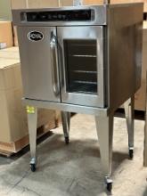 Royal RECO-1 2dr. Full Size Single Electric Convection Oven on Legs 208V 1PH (1 glass & 1 S/S door)