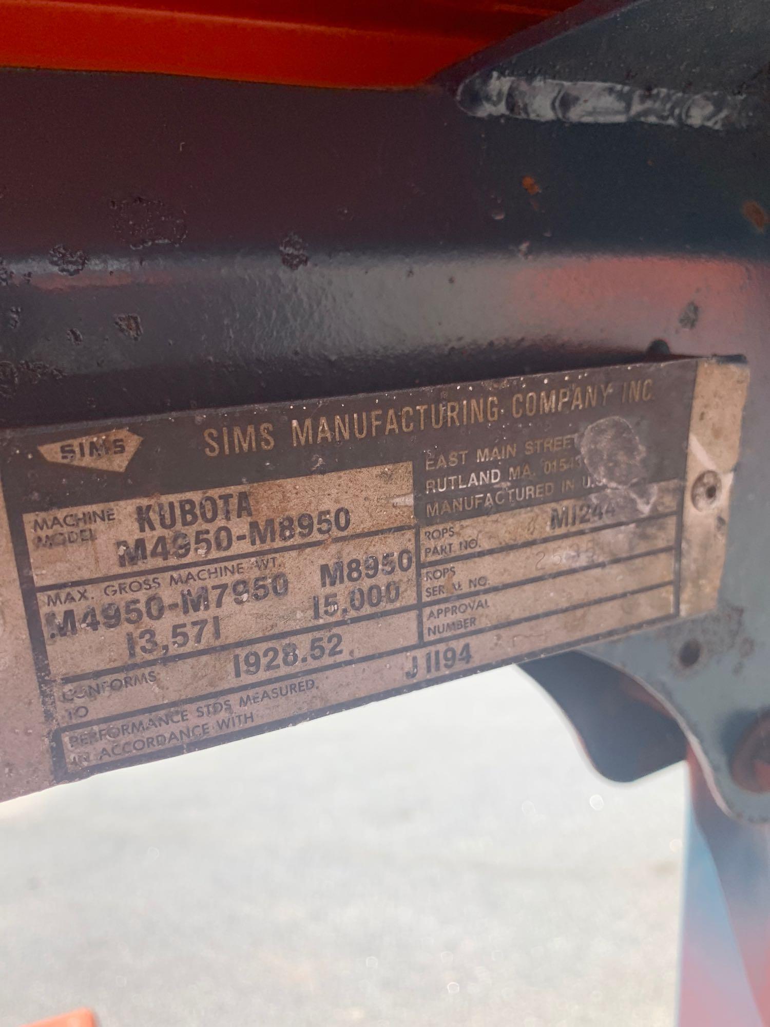 Kubota M4950 Tractor