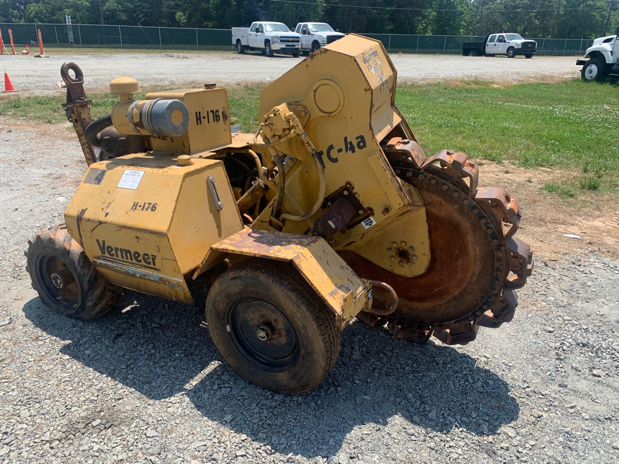 Vermeer TC-4A Walk Beside Trench Compactor