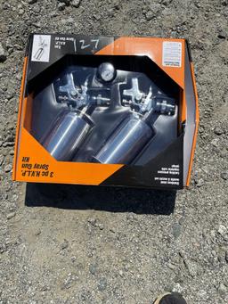 New 3pc. Air spray gun kit