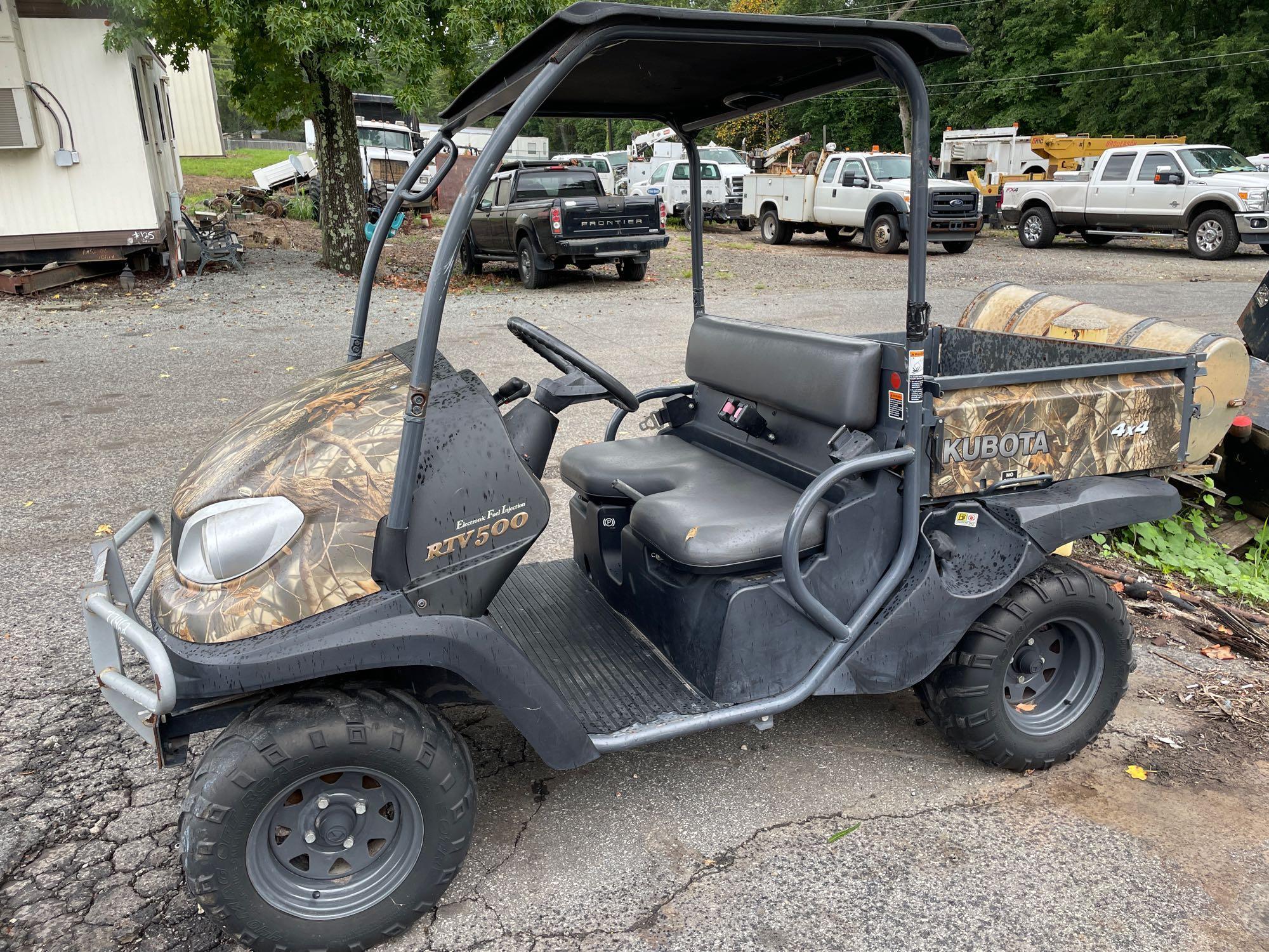 2012 Kubota 4x4 RTV 500