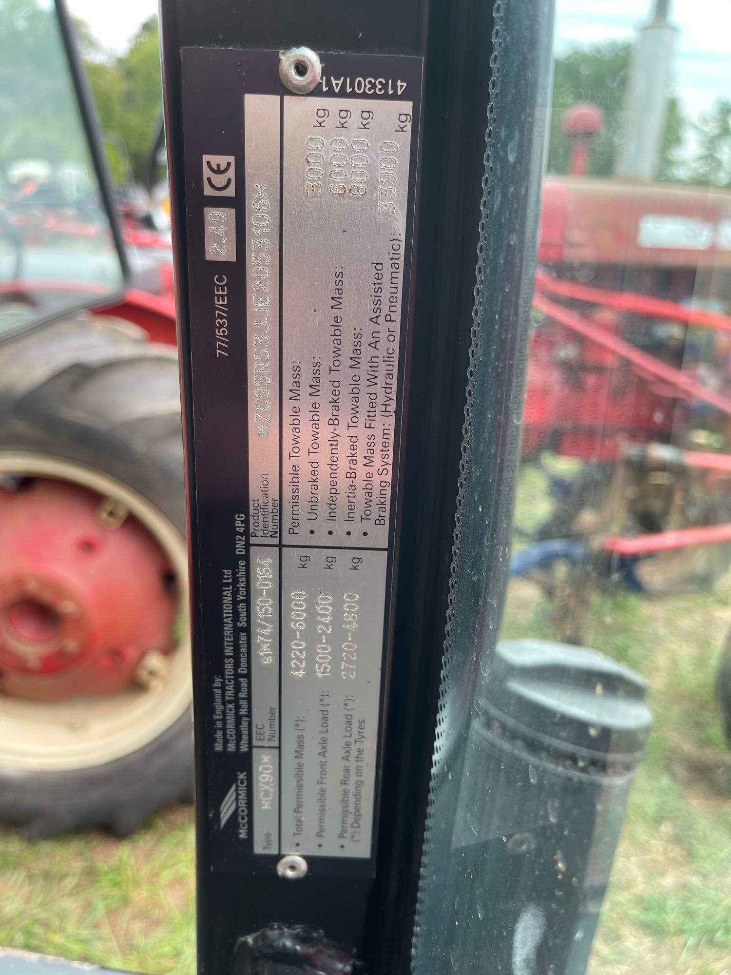 McCormick CX95 Tractor