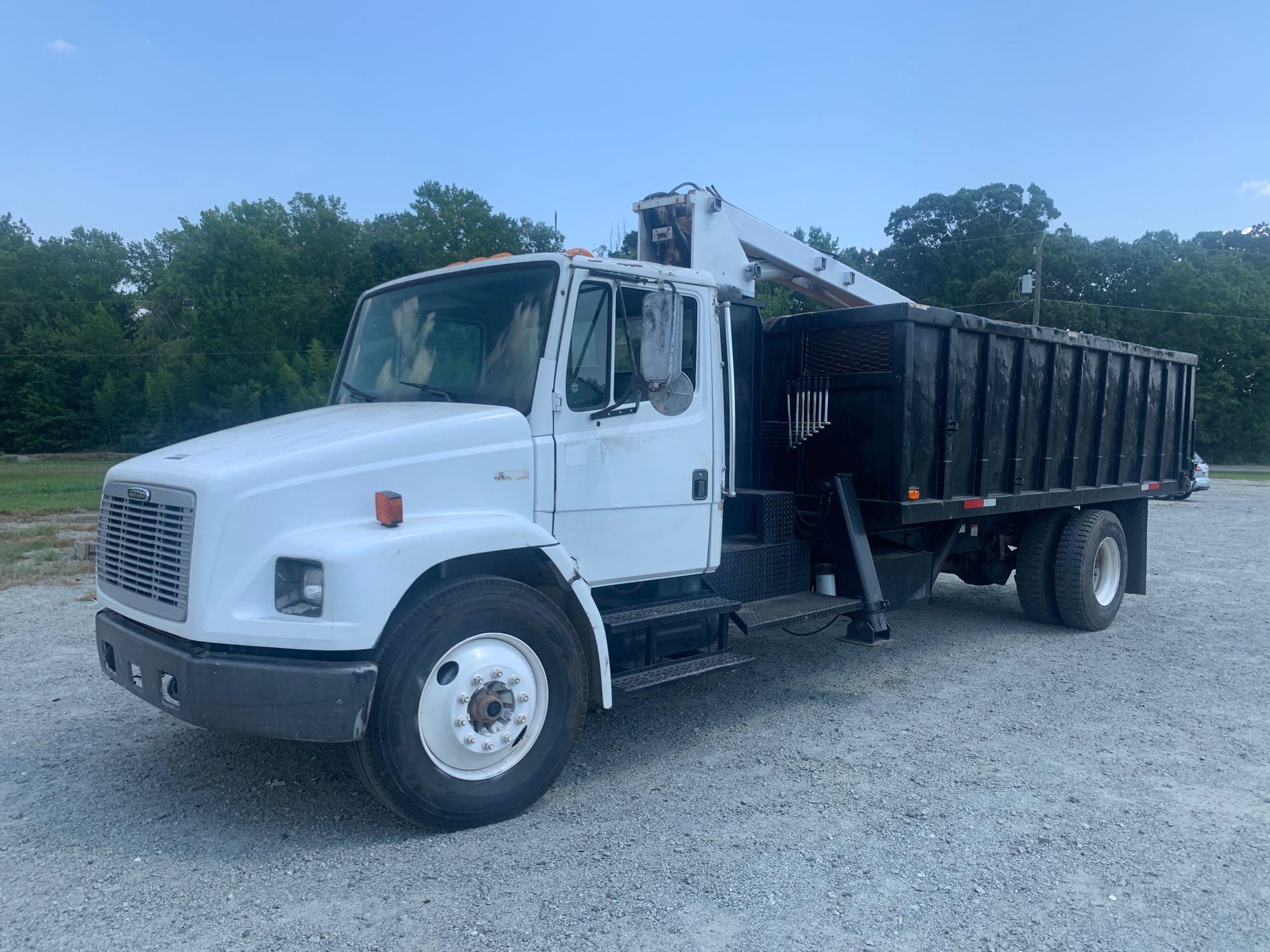 2002 Freightliner FL70 S/A Grapple Dump Truck