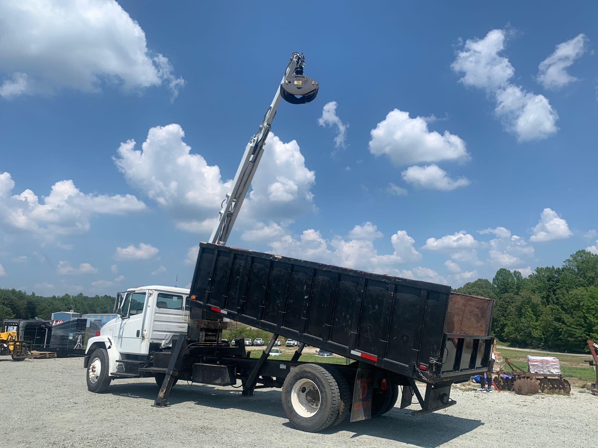 2002 Freightliner FL70 S/A Grapple Dump Truck