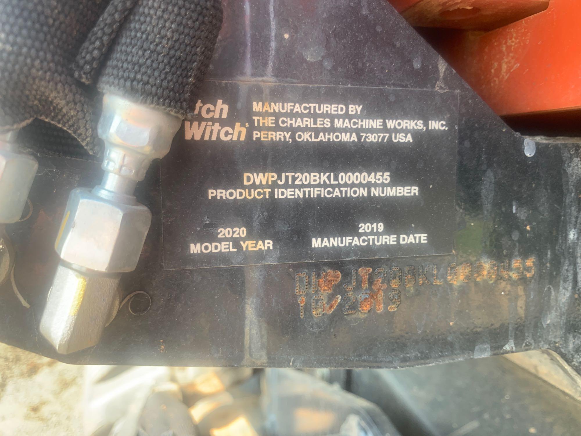 2020 Ditch Witch JT20 Directional Drill