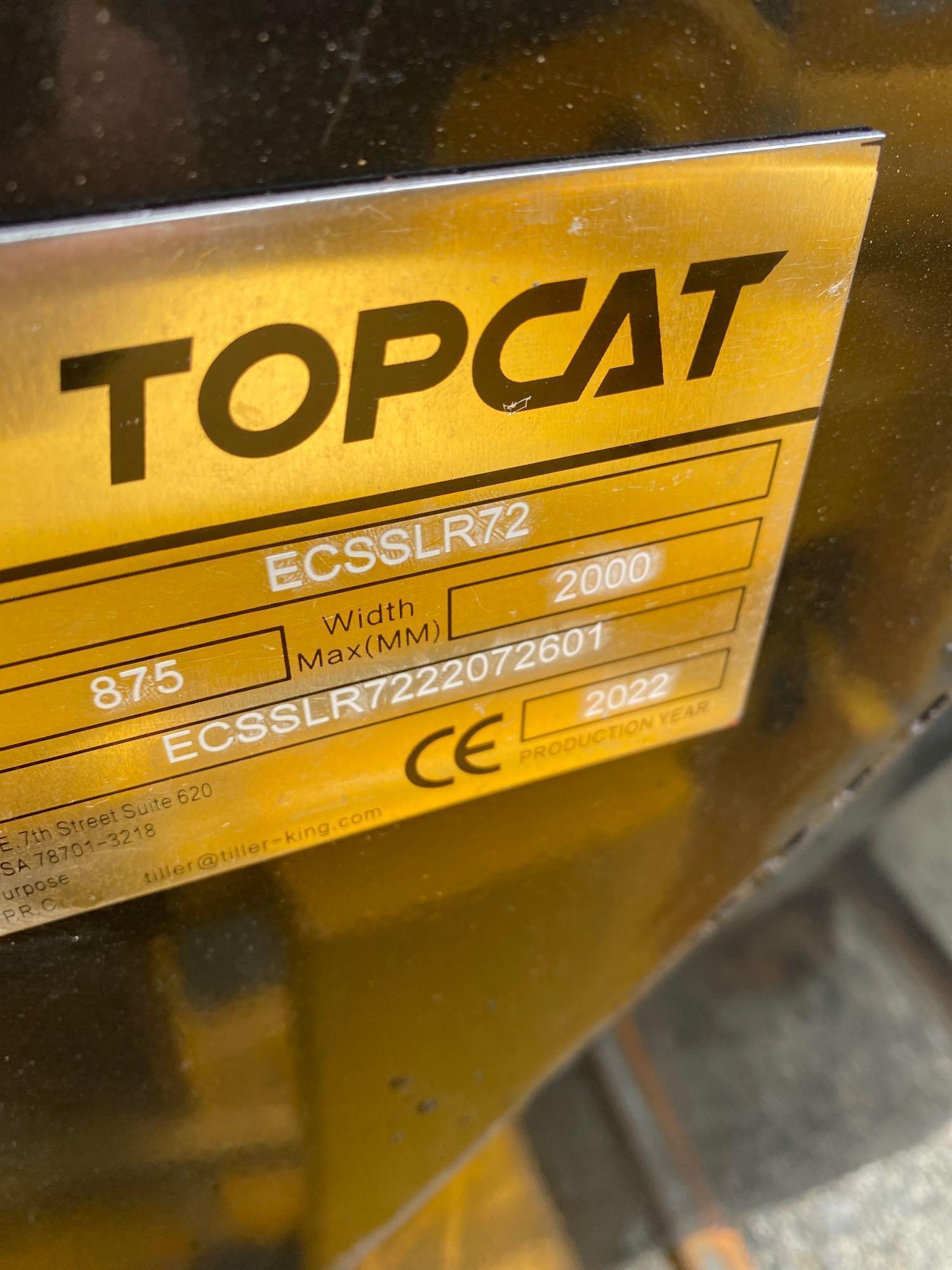 2022 Topcat Skid Steer Agricultural Rake
