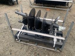 UNUSED JCT SKID STEER AUGER ATTACHMENT