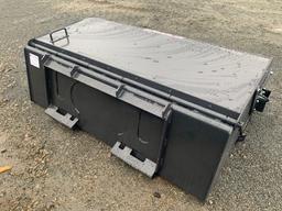 UNUSED 72IN JCT SKID STEER BOX BROOM ATTACHMENT