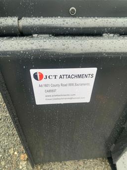 UNUSED 72IN JCT SKID STEER BOX BROOM ATTACHMENT