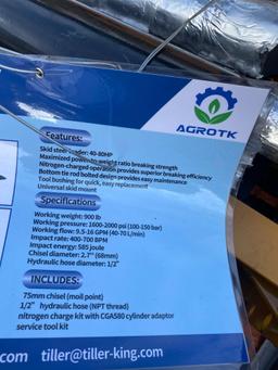 Agrotk Skid Steer 680 Breaker Attachment