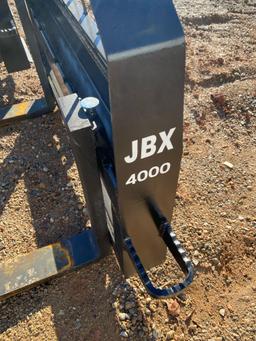 New JBX 4000 48IN skid steer fork attachment