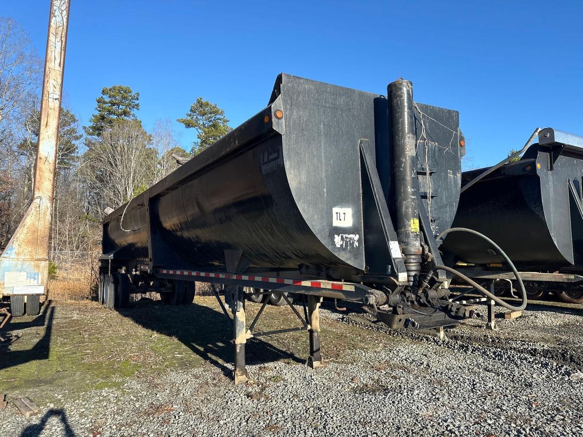 2005 MANAC TSTD-41 FRAMELESS STEEL HALF ROUND END DUMP TRAILER