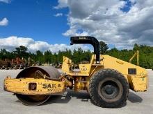 2007 SAKAI SV505D VIBRATORY SMOOTH DRUM ROLLER