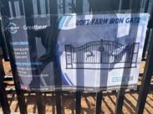 GREATBEAR 20FT FARM IRON GATE WITH SIDES