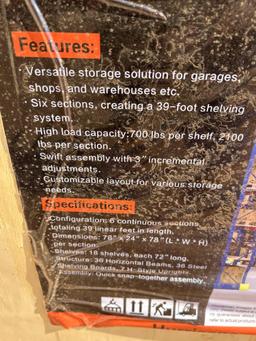 HURRICANE HEAVY DUTY STORAGE RACKS