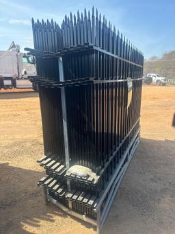 HURRICANE 10FT 220 TOTAL FEET OF WROUGHT IRON FENCE MODEL F10