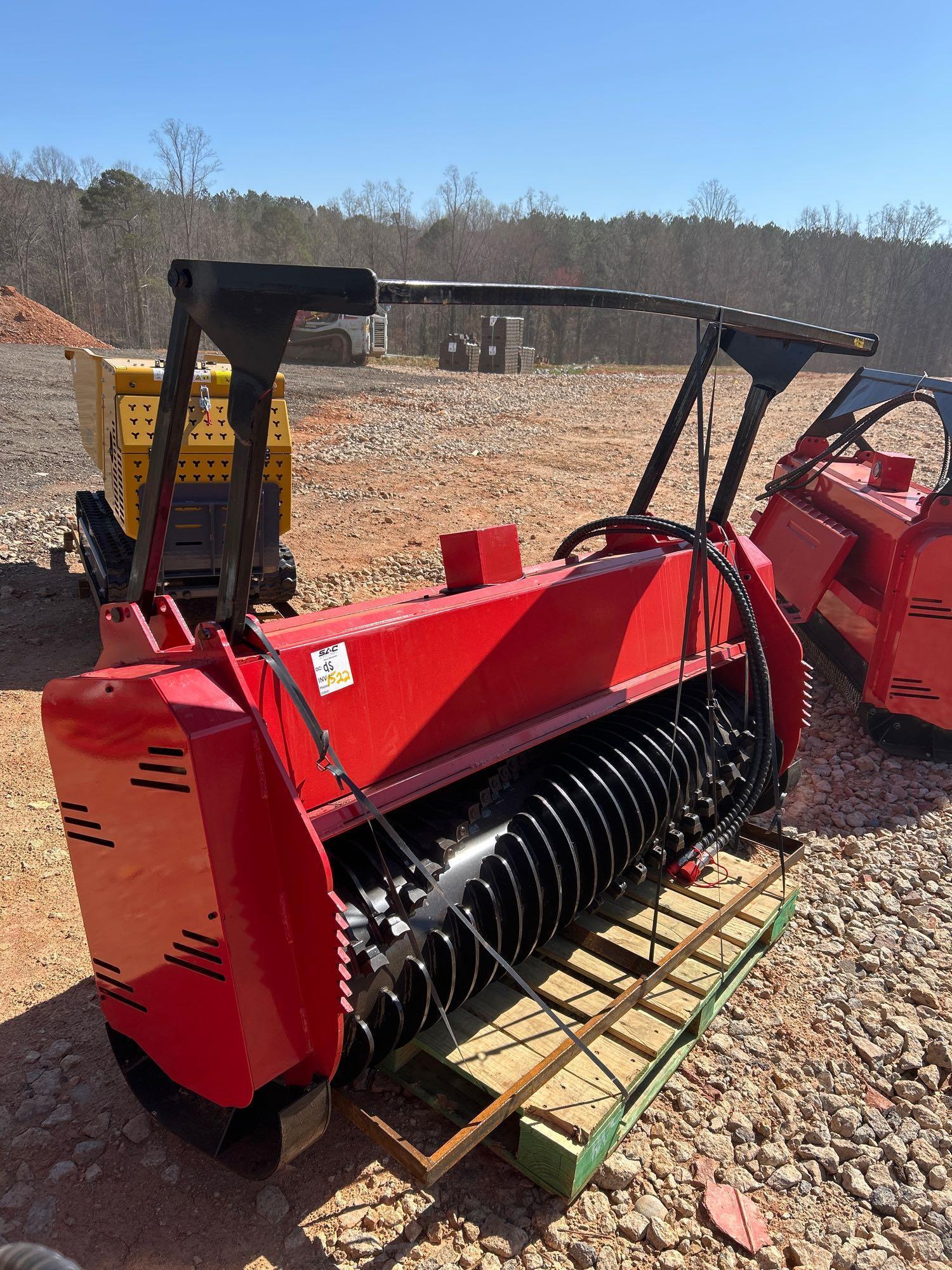 FUTURE 72IN Skid Steer Drum Mulcher Attachment