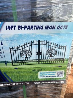 CHERY 24FT Bi-Parting Wrought Iron Gates