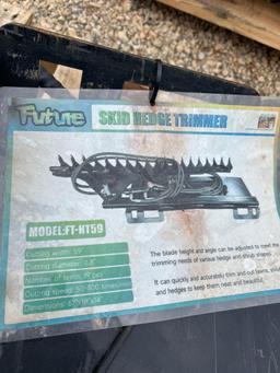UNUSED FUTURE SKID STEER HEDGE TRIMMER ATTACHMENT