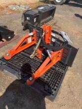 UNUSED WIG SKID STEER 3PT HITCH ADAPTER W/PTO