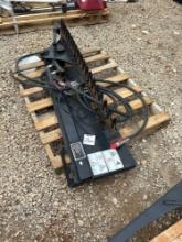 UNUSED FUTURE SKID STEER HEDGE TRIMMER ATTACHMENT
