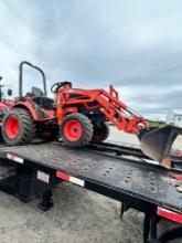 2010 KIOTI CK205 HST 4WD UTILITY TACTOR W/KL120 FRONT END LOADER