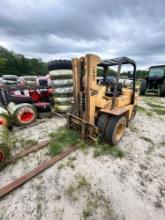 CATERPILLAR V80D PNUEMATIC TIRE DUALLY FORKLIFT